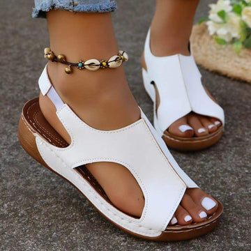 Clovoshop Summer Wedges Sandals – Elastic Band Fish Mouth Shoes for Women