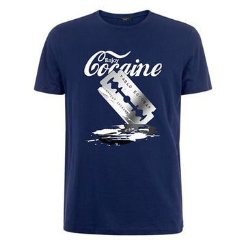 Clovoshop Men’s Summer T-shirt – Short Sleeve, Super Slim, High Collar