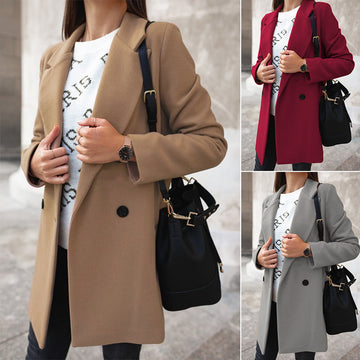 Clovoshop Woolen Coat for Women – Stylish & Warm Winter Outerwear