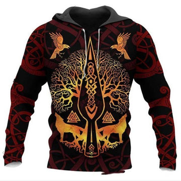 Clovoshop Printed Street Fashion Hoodie for Men – Stylish & Comfortable
