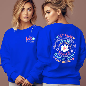 Clovoshop Let Them Misunderstand You Cartoon Sweatshirt – Unisex