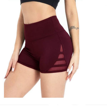 Clovoshop Woman Net Red Peach Hip Yoga Pants | European Style, 3-Point