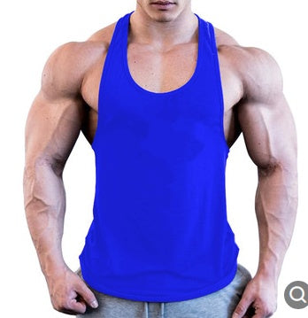Clovoshop Gym Men’s Muscle Sleeveless Tank Top – Fitness Workout Vest