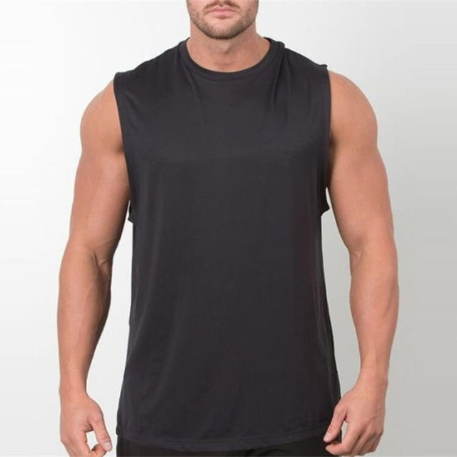 Clovoshop Brand New Plain Tank Top – Men’s Bodybuilding Gym Singlet