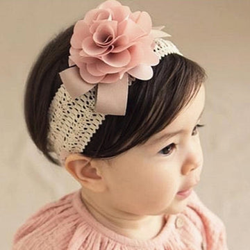 Clovoshop Baby Lace Headband – Floral, Soft, Stylish for Baby Girls