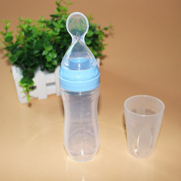 Clovoshop Baby Spoon Bottle Feeder – 120ml Silicone for Easy Feeding