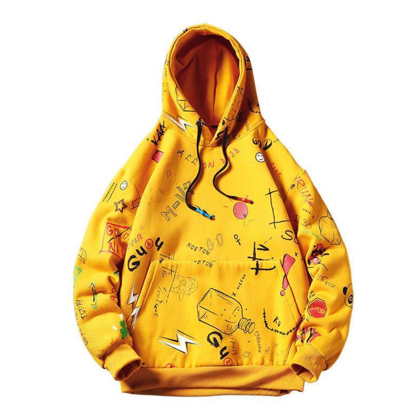 Clovoshop Loose Hooded Man Pullover – Casual & Comfortable Hoodie