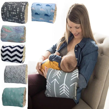 Clovoshop Adjustable Baby Nursing Pillow – Cotton Breastfeeding Arm Pad
