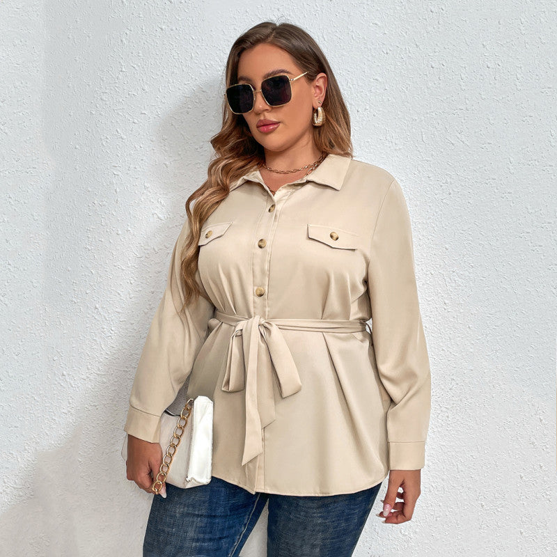 Clovoshop Plus Size Blouse Shirt for Women | Street Fashion Tops