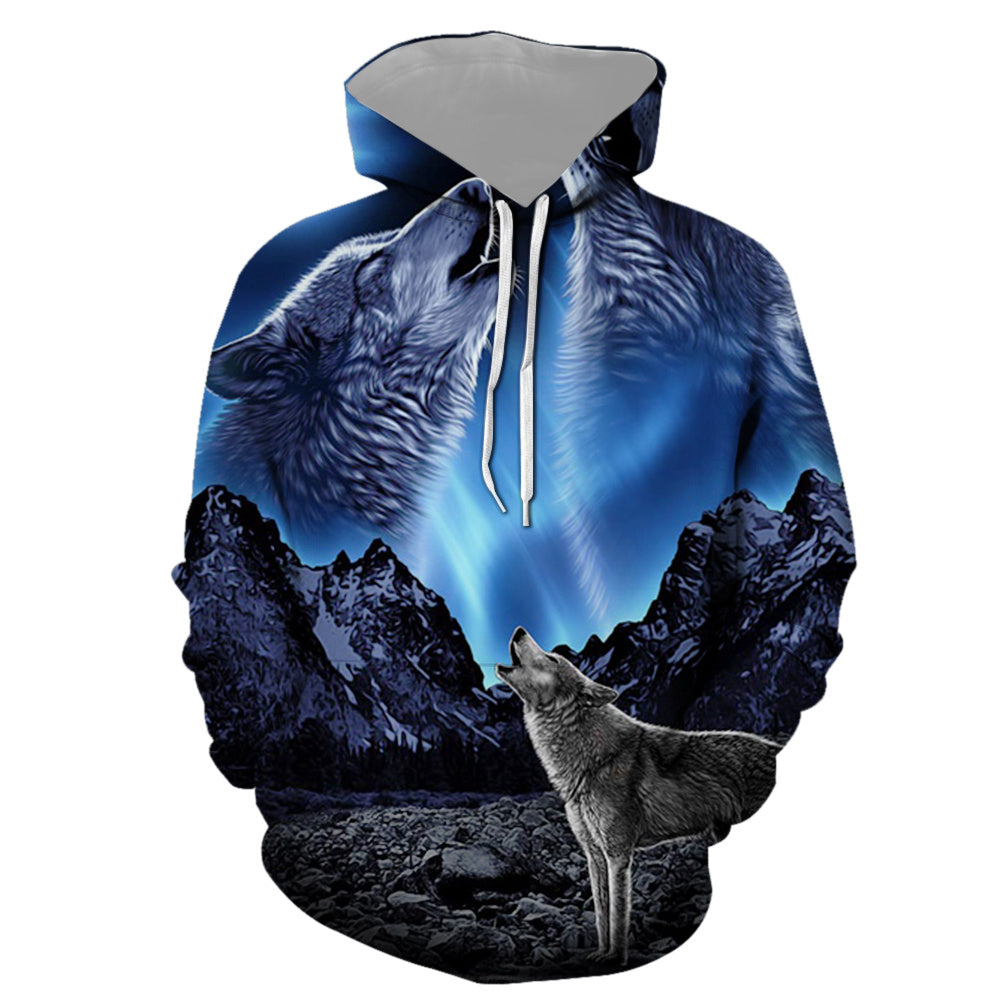 Clovoshop Digital Print Hooded Sweatshirt for Couples – Stylish & Cozy