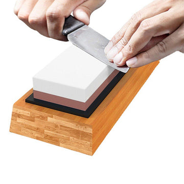 Clovoshop Home Kitchen Whetstone – 3000/8000 Grit, Knife Sharpening Set