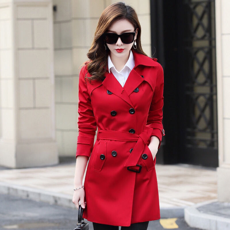 Clovoshop JAZZEVAR Autumn High Fashion Women’s Double-Breasted Coat