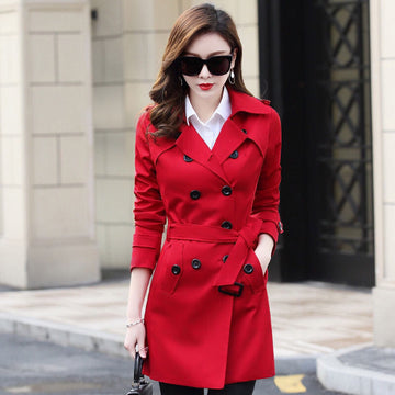 Clovoshop JAZZEVAR Autumn High Fashion Women’s Double-Breasted Coat