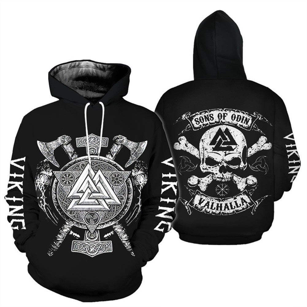 Clovoshop Printed Street Fashion Hoodie for Men – Stylish & Comfortable